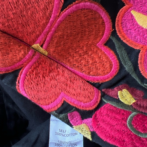 Herencia Collection Embroidered Skirt Floral Embroidered Mexican Barbie Size XL - Picture 3 of 6